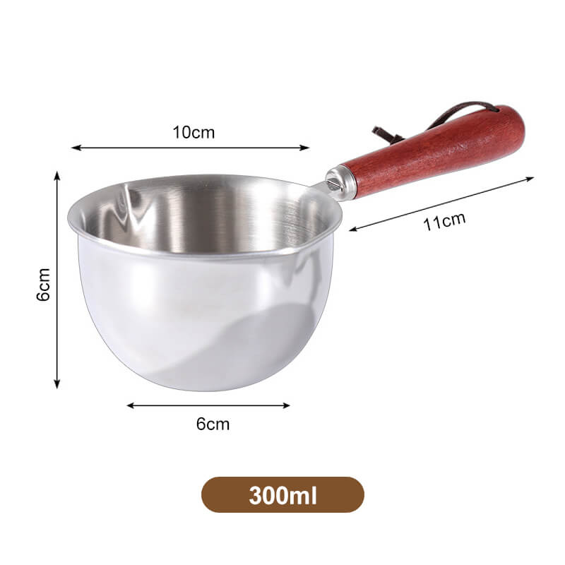 🍯Mini-pan van roestvrij staal 304 – Ideaal voor boter, melk en koffie!🍯