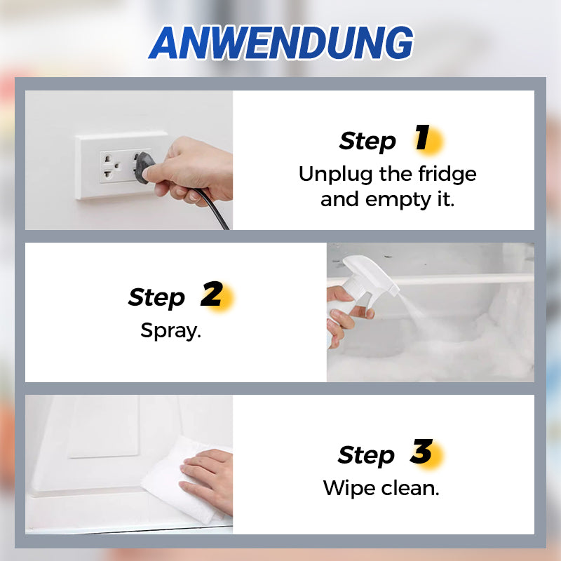 🧊 KOOP 2 EN KRIJG 1 GRATIS! ✨ Ontdooispray voor koelkast en vriezer - Snelle ijsverwijdering met milieuvriendelijke formule voor moeiteloos schoonmaken 🌿❄️