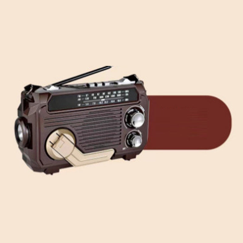 ⏳Beperkte tijd 50% korting!💥 Multifunctionele Handslinger Draagbare Radio met Zaklamp