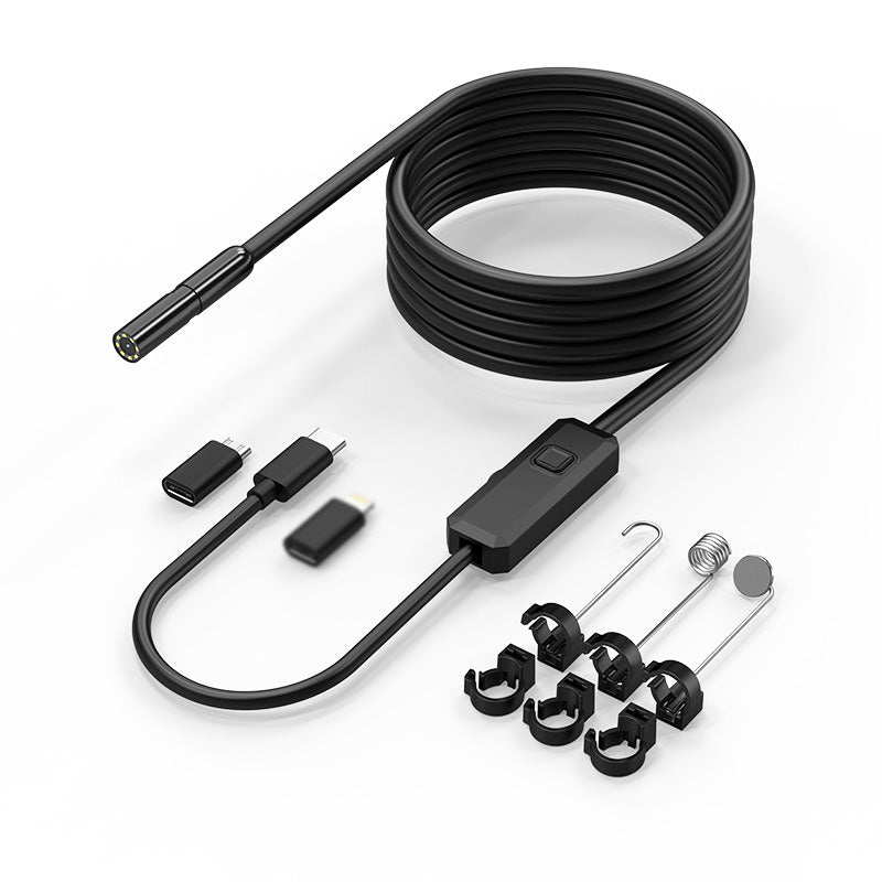 📢📢 50% KORTING!! 🔍 1920P HD auto-diagnose-endoscoopcamera – 400-resolutie, 8 verstelbare LED's, halfstijve kabel, IP67 waterdicht, plug-and-play voor iPhone & Android