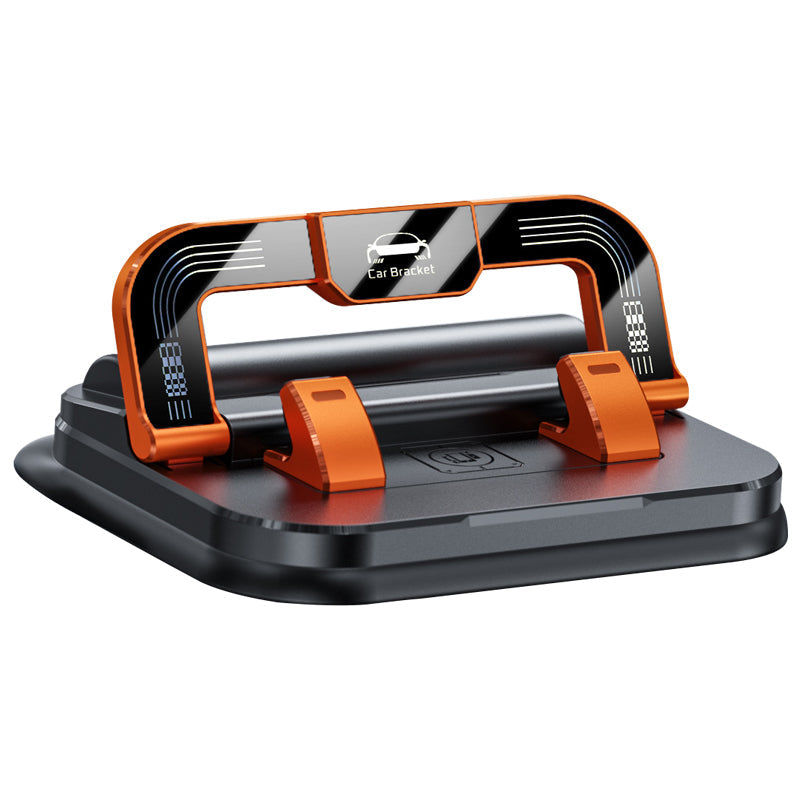 📱NU 50% KORTING!✨360° draaibare, opvouwbare telefoonhouder🚗Universele compatibiliteit met antislipbasis voor gebruik op bureau, auto en op reis💻