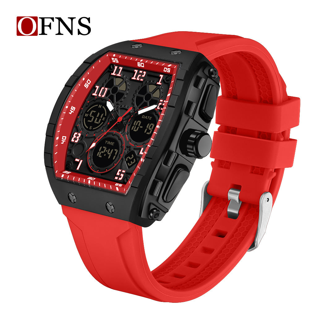 🎁Ontmoet Kerstmis 50% KORTING🎄Sportief lichtgevend digitaal automatisch herenhorloge