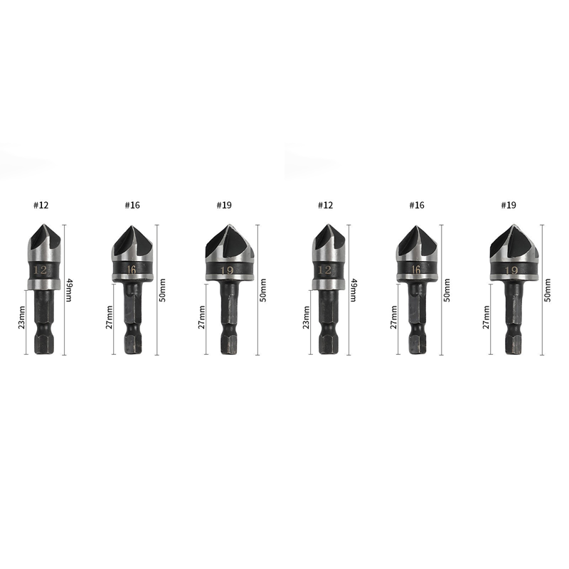 🛠️Nu 50% korting! 🔩 Verzinkboorset voor houtbewerking 5-delig – Nette, vlakke gaten, duurzaam en tijdbesparend ⚙️