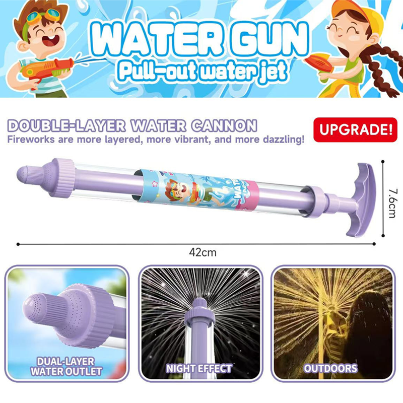 🌈 Heldere regenboog LED-waterpistool | Zomerplezier dat als bij toverslag tot leven komt! ✨