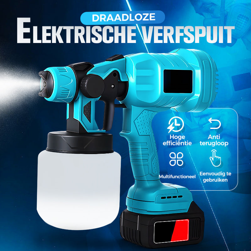 🔥Snoerloze elektrische verfspuit🔥50% korting +Gratis verzending💥