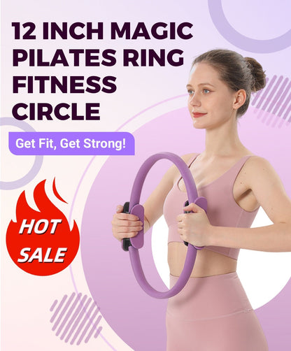 💘Valentijnsaanbieding: 50% Korting!🌀 Pilates Ring – Versterk Core Kracht & Houding, Lichtgewicht & Draagbaar!