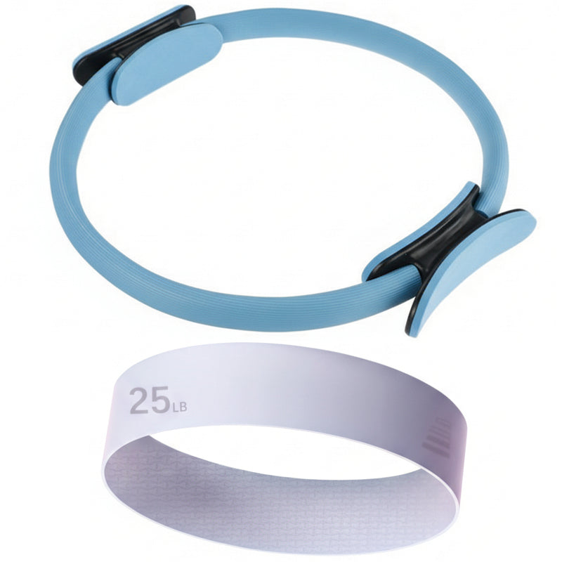 💘Valentijnsaanbieding: 50% Korting!🌀 Pilates Ring – Versterk Core Kracht & Houding, Lichtgewicht & Draagbaar!