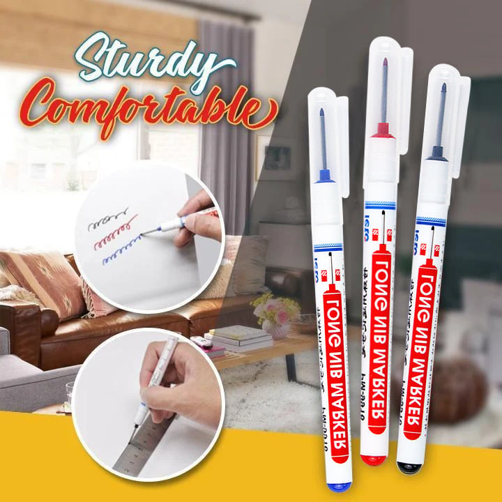 ✨🖌️Multifunctionele Houtbewerkingsmarker met Lange Punt