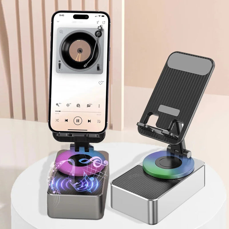 Telefoonhouder met Bluetooth-audio en powerbank