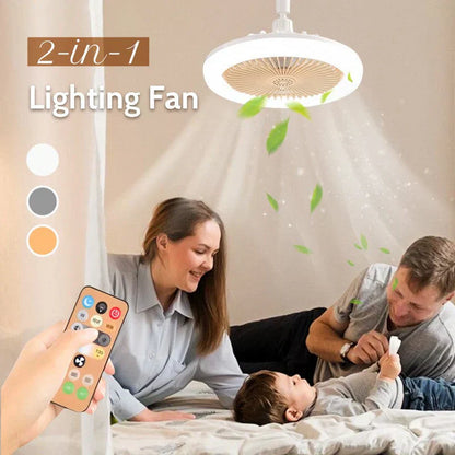 💡🔥 50% KORTING! LED-plafondventilator met afstandsbediening – 3 snelheden, stille DC-motor en dimbaar licht – Perfect voor de slaapkamer en de woonkamer ✨