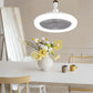 💡🔥 50% KORTING! LED-plafondventilator met afstandsbediening – 3 snelheden, stille DC-motor en dimbaar licht – Perfect voor de slaapkamer en de woonkamer ✨
