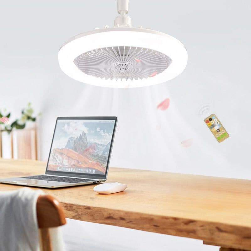 💡🔥 50% KORTING! LED-plafondventilator met afstandsbediening – 3 snelheden, stille DC-motor en dimbaar licht – Perfect voor de slaapkamer en de woonkamer ✨