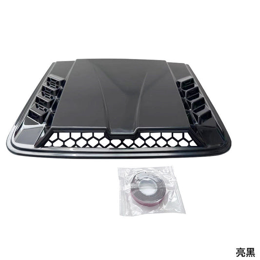 2026 Nieuw Zwart Universeel Groot Motorkap Luchtrooster – Auto Motor Kap Luchtinlaat voor Chevy Silverado, Colorado, Ford F-150/F-250/F-350, Dodge Ram 1500/2500/3500 (Exterieur Decoratie Accessoire)
