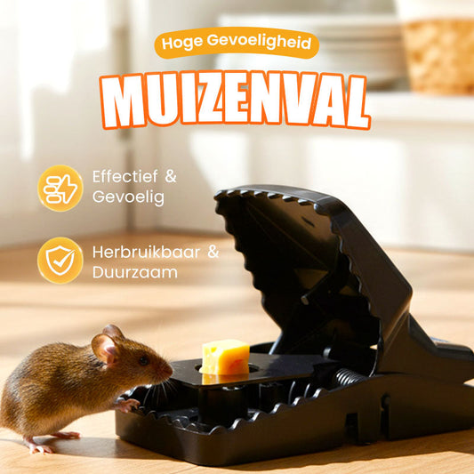 🔥Hete verkoop 50% korting🔥Herbruikbare rattenval met zeer gevoelige trekker