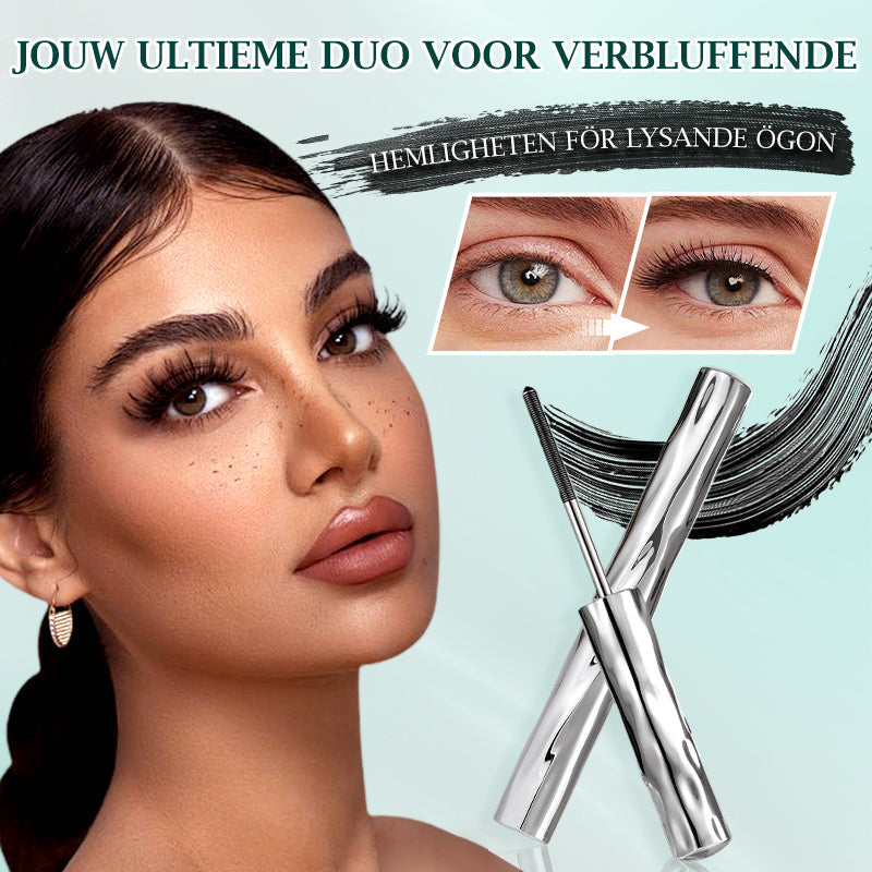 ⏰🎁Waterdichte en zweetbestendige verlengende en krullende mascara