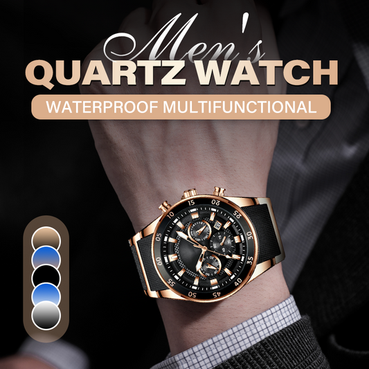 💎Luxe multifunctioneel quartzhorloge voor heren