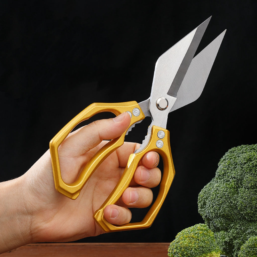 ✂️ De Enige Keukenschaar Die Je Nodig Hebt – Snijdt Kip, Kruiden, Verpakkingen & Noten