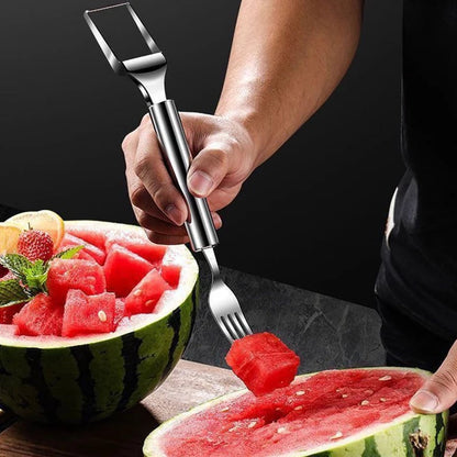 💥HOT SALE: 1 + 1 gratis🔥🍉 Fruit bereiden zonder gedoe✨ 2-in-1 fruitsnijder & vork – voor het snel en eenvoudig serveren van fruit! 🍓