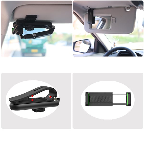 🌞Fris De Lente In Met 50% Korting!1080° Roterende Telefoonhouder | Multifunctionele Auto Clip voor Dashboard & Spiegel | Ook Ideaal voor Thuis