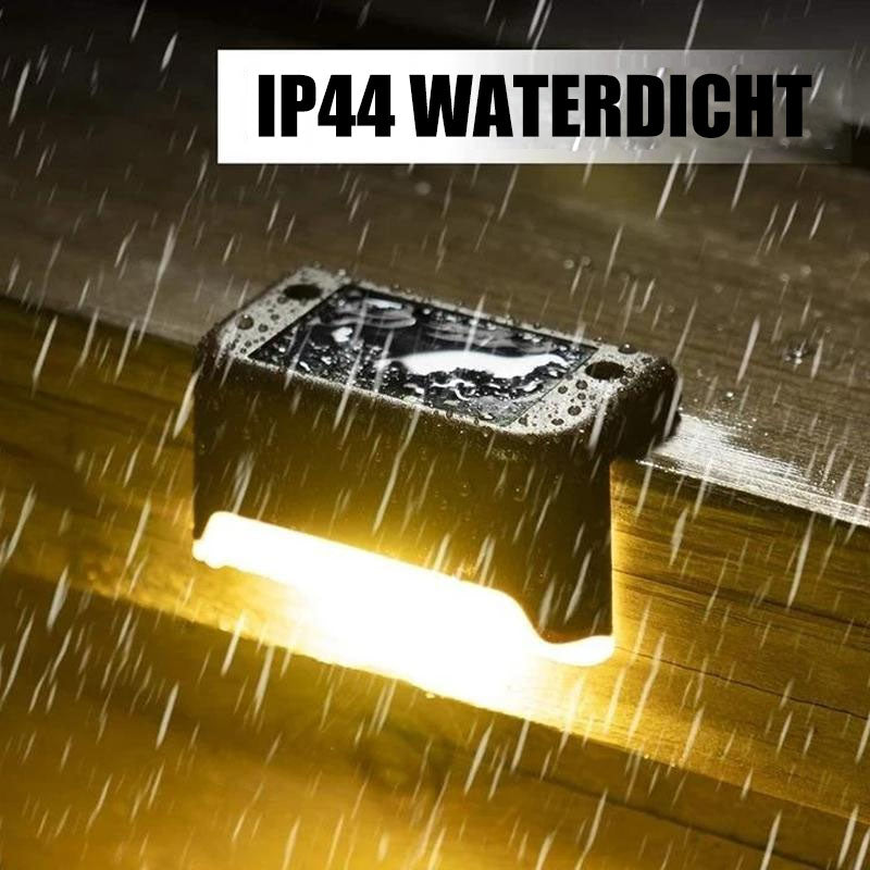 🌞Fris De Lente In Met 50% Korting!💡Solar Deck Lights 2.0 | IP44 Waterdichte Buitenlamp | Warm Wit LED | Eenvoudige Installatie & Energiezuinig