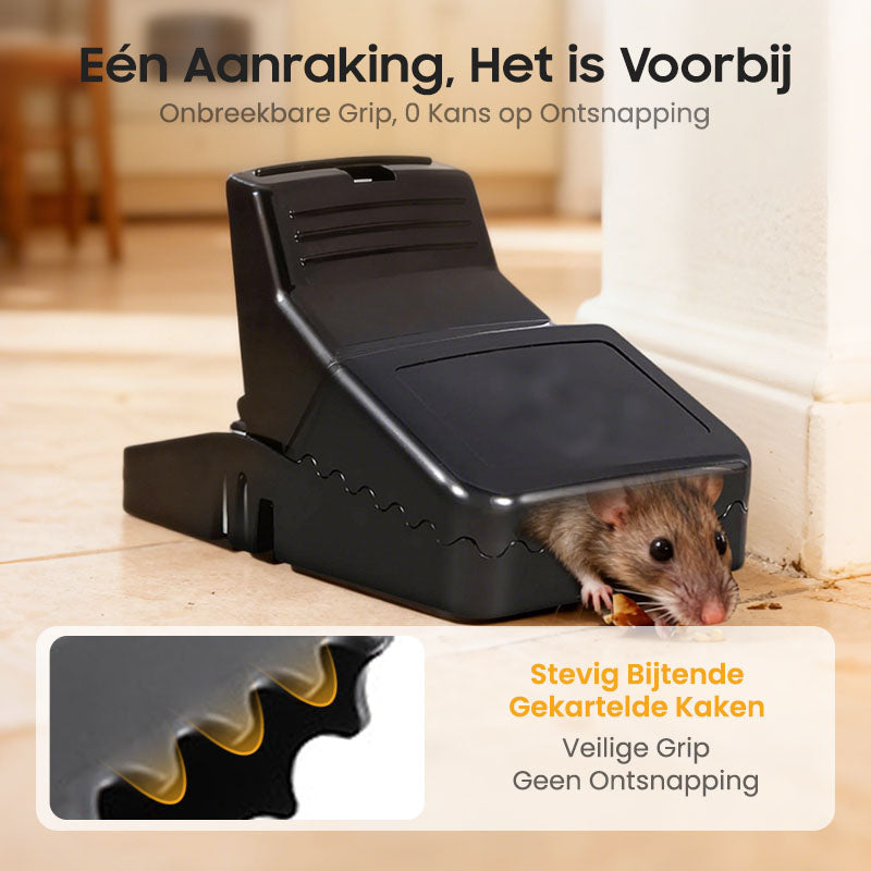 🔥Hete verkoop 50% korting🔥Herbruikbare rattenval met zeer gevoelige trekker