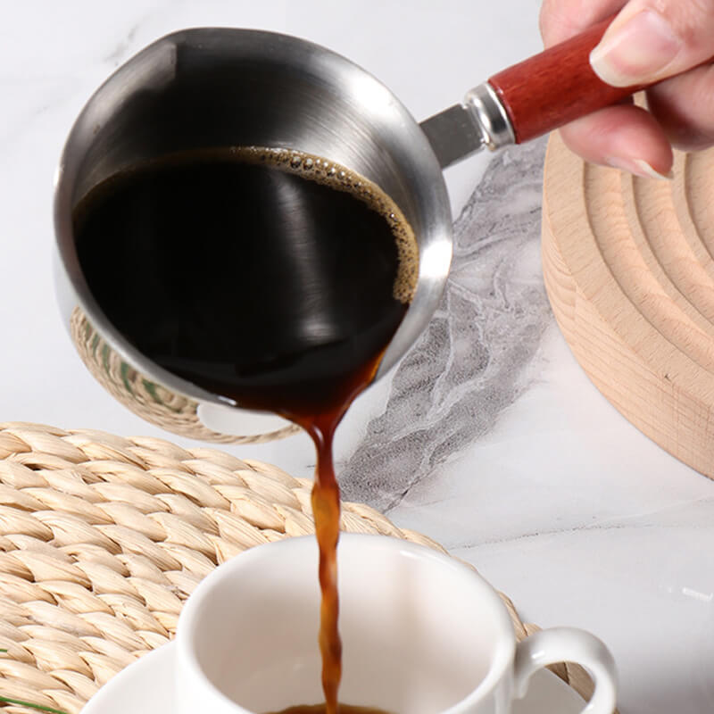 🍯Mini-pan van roestvrij staal 304 – Ideaal voor boter, melk en koffie!🍯