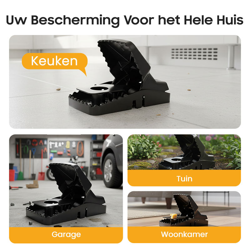 🔥Hete verkoop 50% korting🔥Herbruikbare rattenval met zeer gevoelige trekker