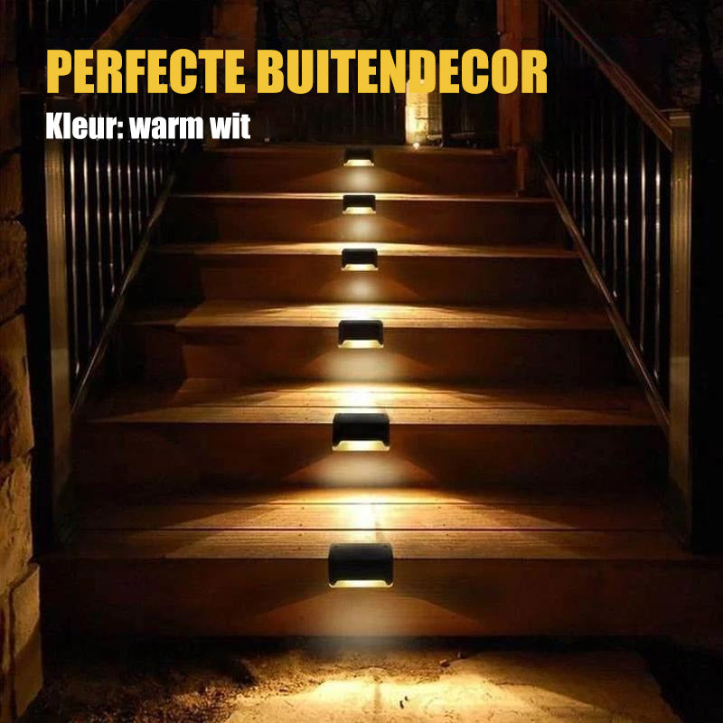 🌞Fris De Lente In Met 50% Korting!💡Solar Deck Lights 2.0 | IP44 Waterdichte Buitenlamp | Warm Wit LED | Eenvoudige Installatie & Energiezuinig