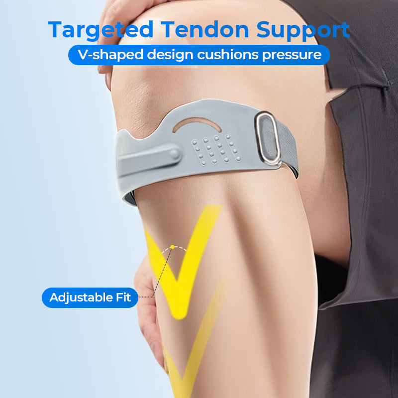 ✨Siliconen Patellapeesband – Verlicht Kniepijn en Verbetert Stabiliteit✨