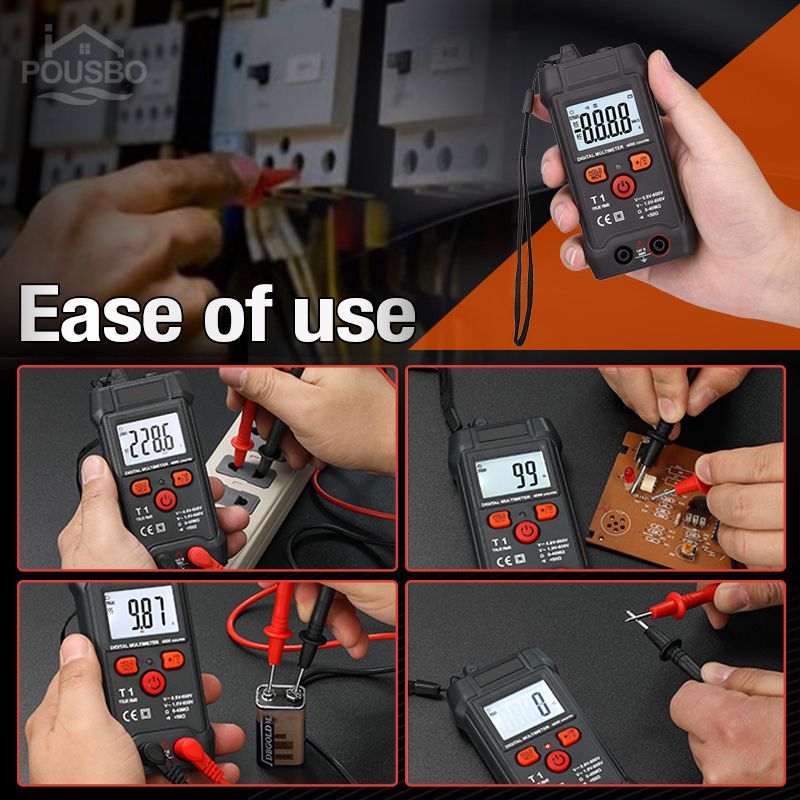 ⏳ 50% KORTING! ⏰ Volledig automatische, intelligente digitale multimeter