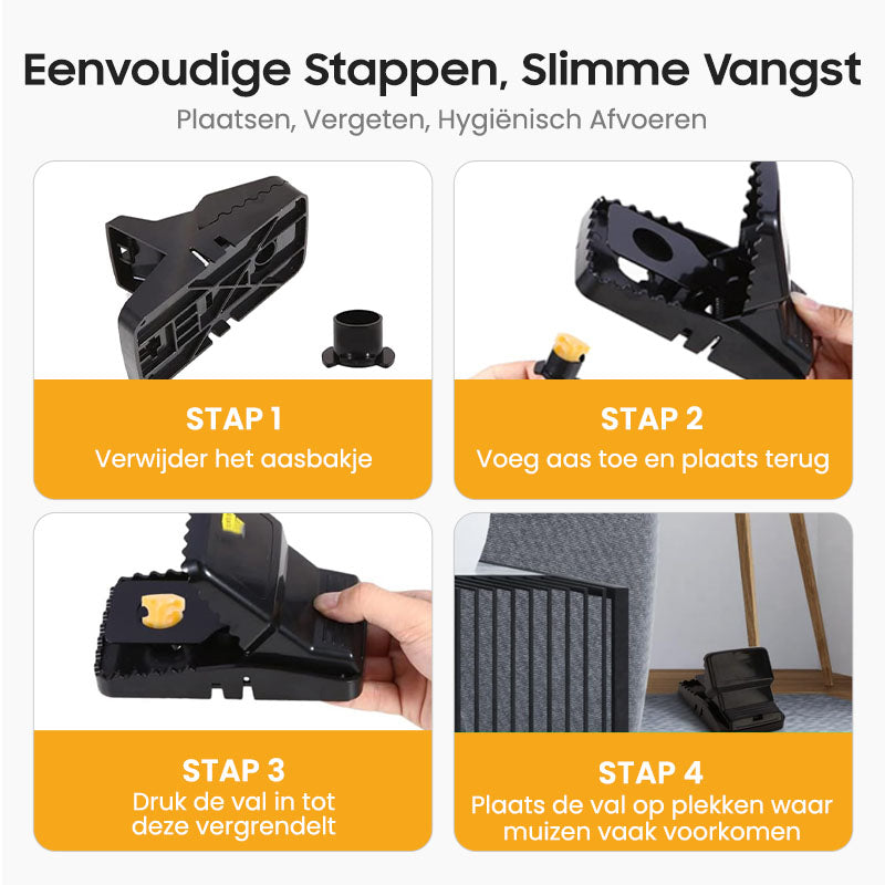 🔥Hete verkoop 50% korting🔥Herbruikbare rattenval met zeer gevoelige trekker