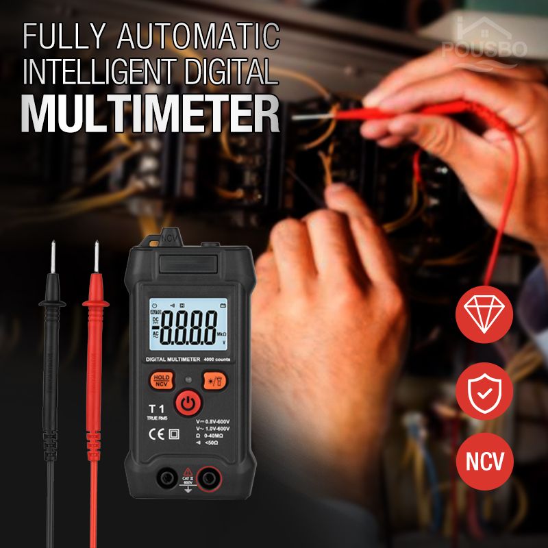 ⏳ 50% KORTING! ⏰ Volledig automatische, intelligente digitale multimeter