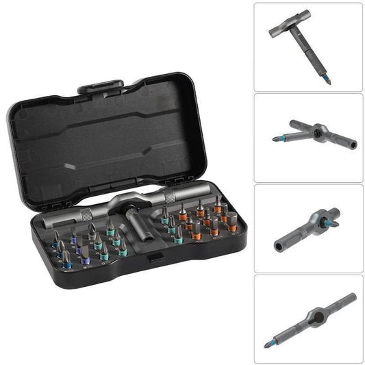🔧✨ Alles-in-één oplossing – 24/42-in-1 Magnetische Schroevendraaierset met Opbergdoos
