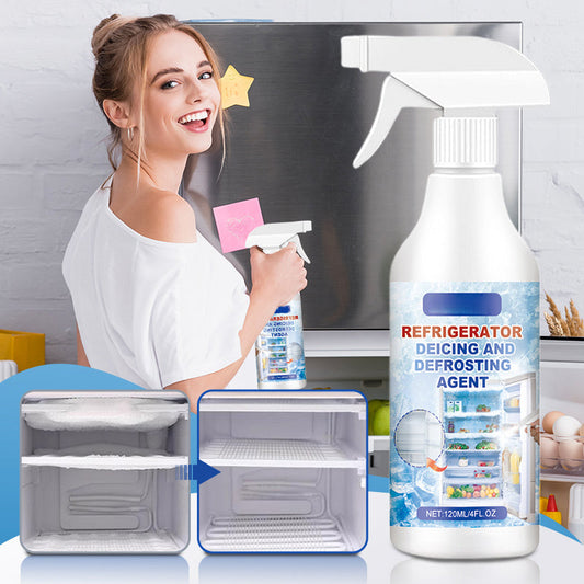 🧊 KOOP 2 EN KRIJG 1 GRATIS! ✨ Ontdooispray voor koelkast en vriezer - Snelle ijsverwijdering met milieuvriendelijke formule voor moeiteloos schoonmaken 🌿❄️
