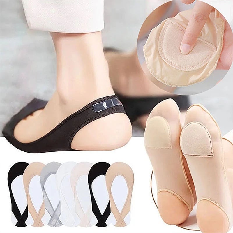 💕Koop 1 paar en krijg 4 paar🌷Antislip onzichtbare siliconensokken