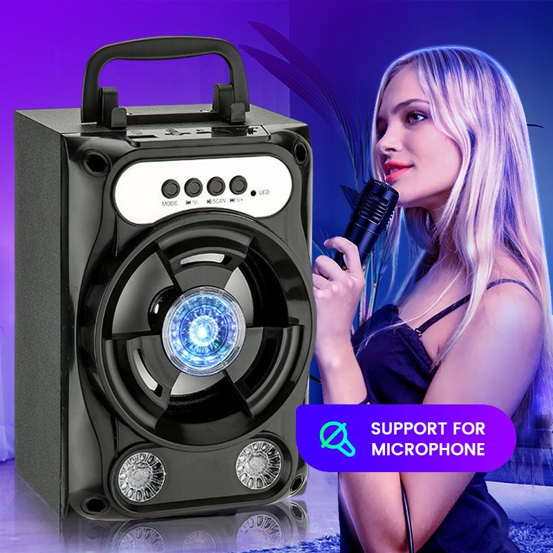 Pousbo® [Schokkende Geluidskwaliteit] Draagbare Bluetooth-luidspreker