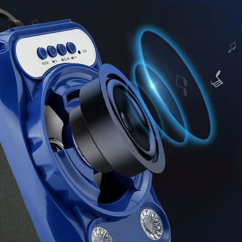 Pousbo® [Schokkende Geluidskwaliteit] Draagbare Bluetooth-luidspreker