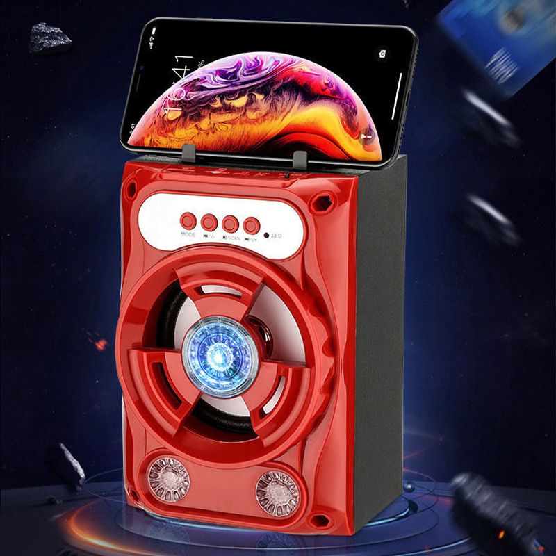 Pousbo® [Schokkende Geluidskwaliteit] Draagbare Bluetooth-luidspreker