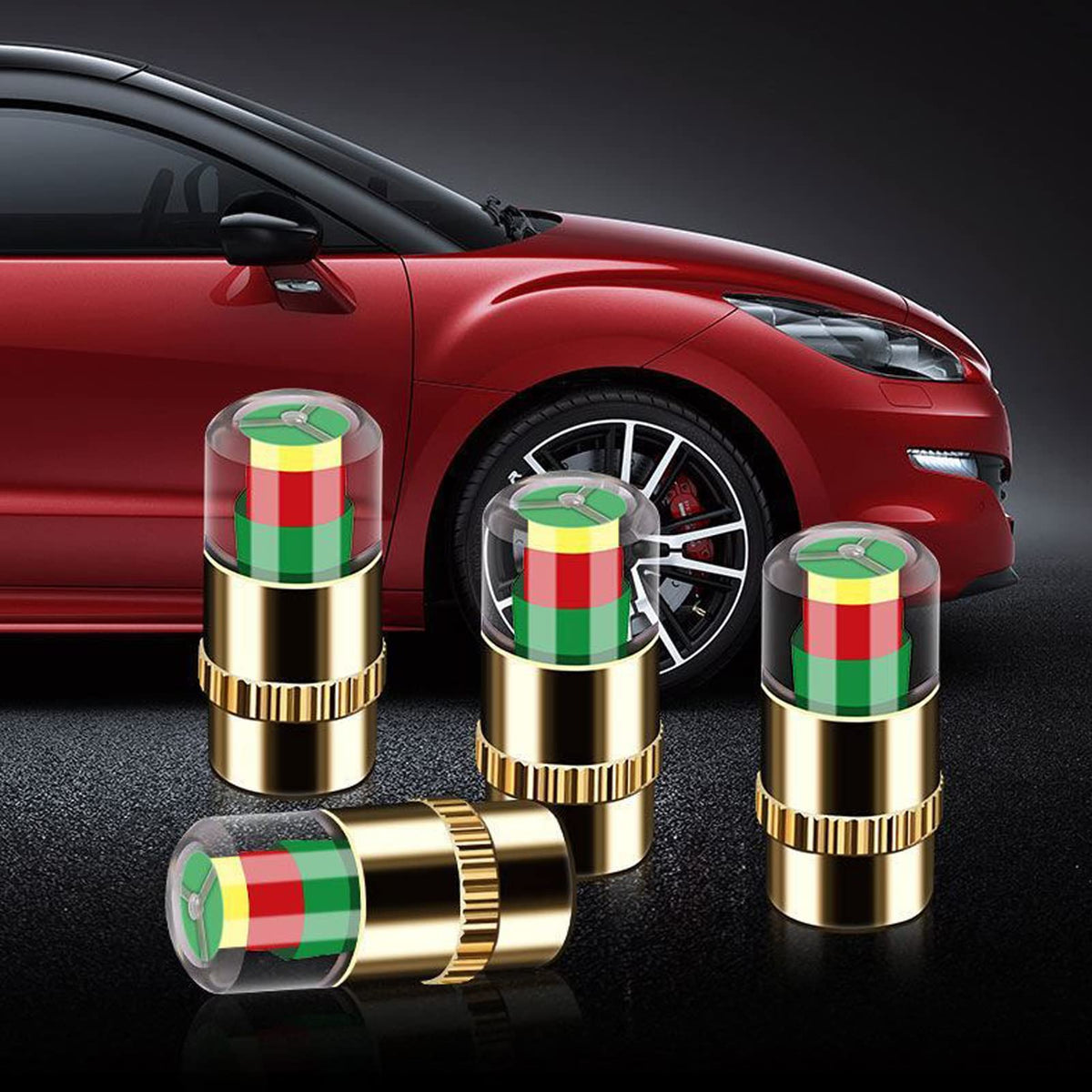 🚗💨 50% KORTING! Nooit meer gokken of je banden te zacht zijn – deze ventieldopjes met drukmeter tonen in één oogopslag groen, geel of rood. Veiliger rijden, minder slijtage, geen gedoe!