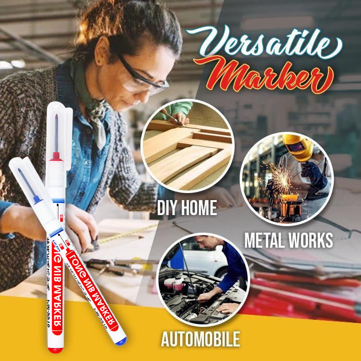 ✨🖌️Multifunctionele Houtbewerkingsmarker met Lange Punt