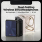 Draadloze oordopjes met Bluetooth 6.0, ruisonderdrukking, batterijduur van 145 uur en IPX5-waterdichte sporthoofdtelefoon