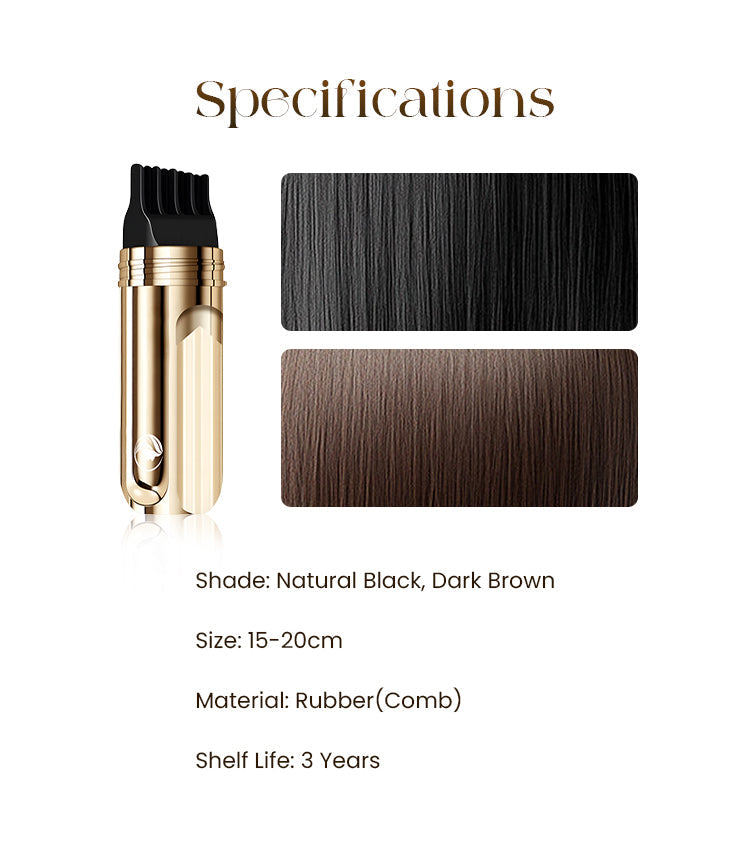 ✨2-in-1 handige haarverfkam voor grijs haar🌿
