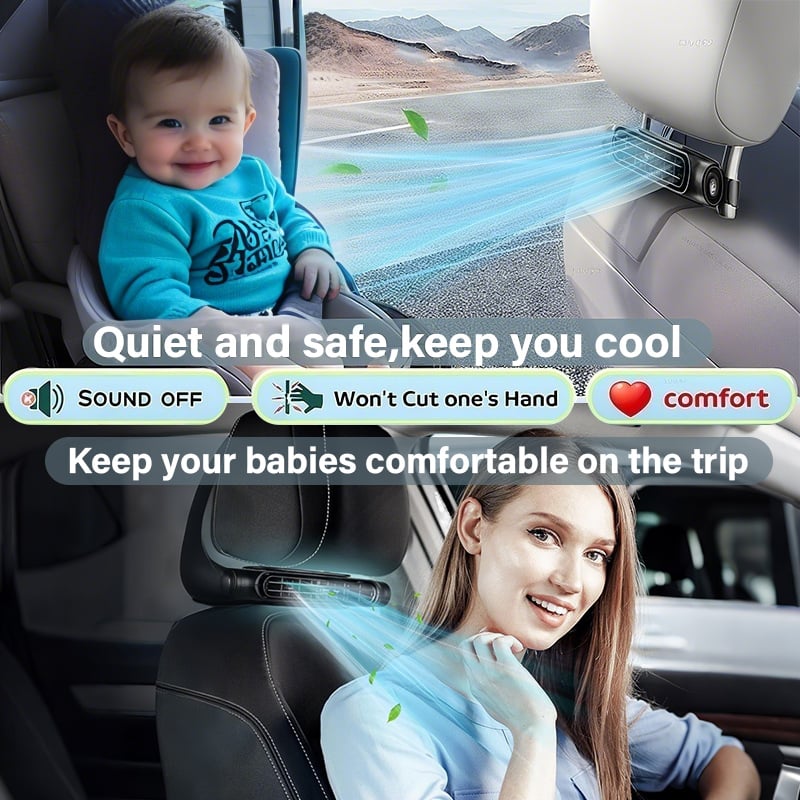 🌀ZOMER-SPECIALE AANBIEDING 50% KORTING🚗Verstelbare ventilator voor de bestuurders- en passagiersstoel