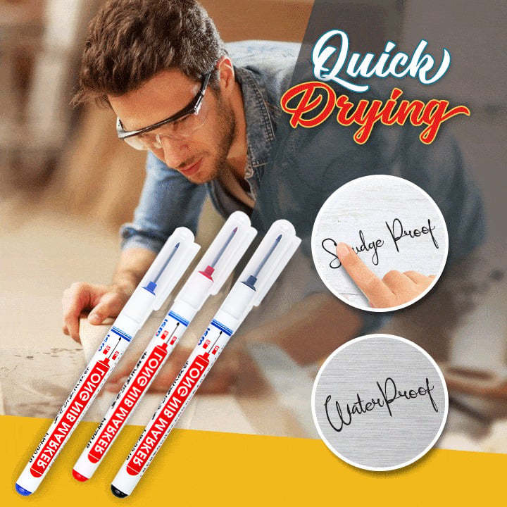 ✨🖌️Multifunctionele Houtbewerkingsmarker met Lange Punt