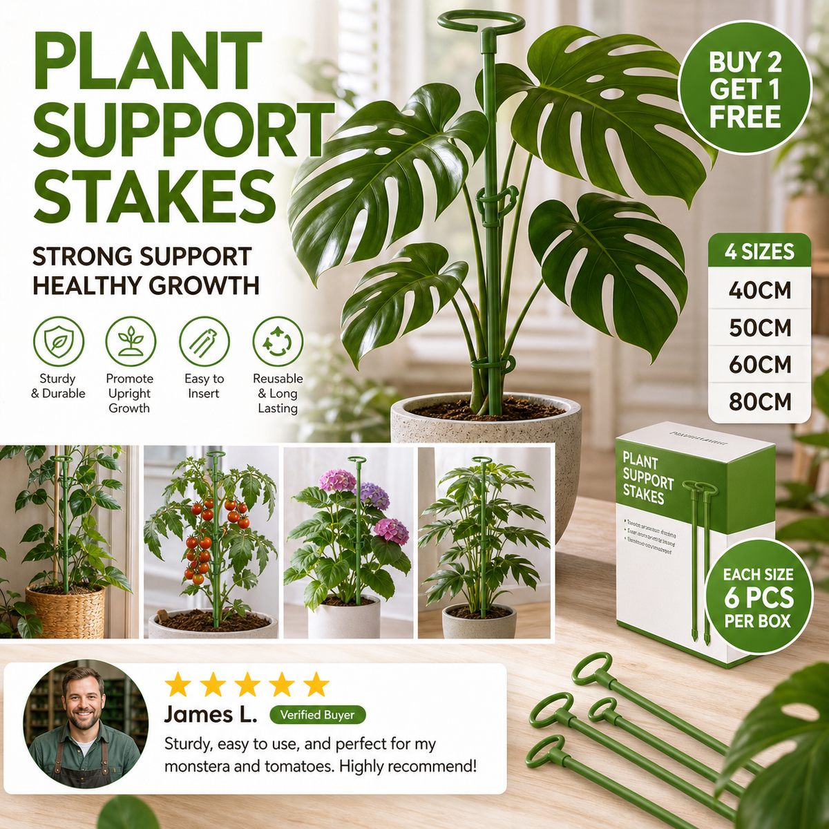 Halfronde plantensteun tegen doorhangende bloemen voor hortensia’s, rozen, monstera’s en groenten