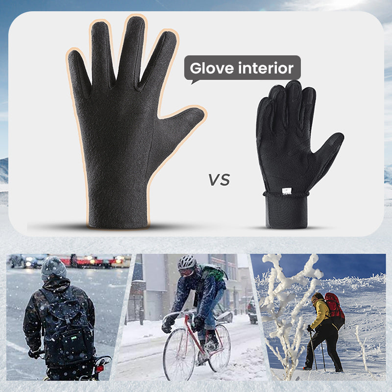 Warme waterdichte outdoorhandschoenen met touchscreenfunctie