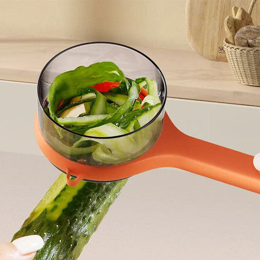 🥕✨ Slim schillen zonder rommel – Dunschiller met Opvangbak (Nu -50%)