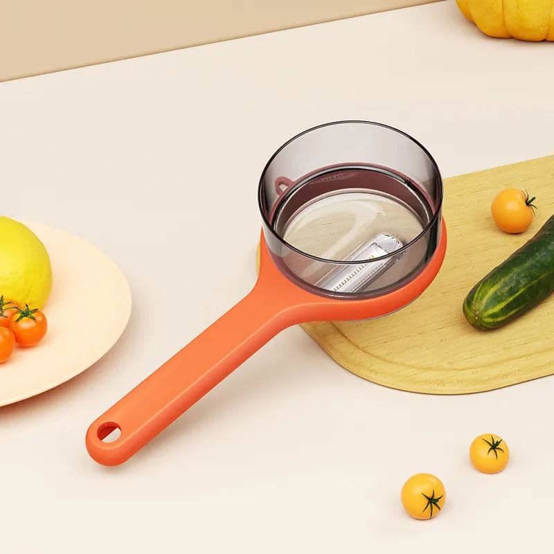 🥕✨ Slim schillen zonder rommel – Dunschiller met Opvangbak (Nu -50%)