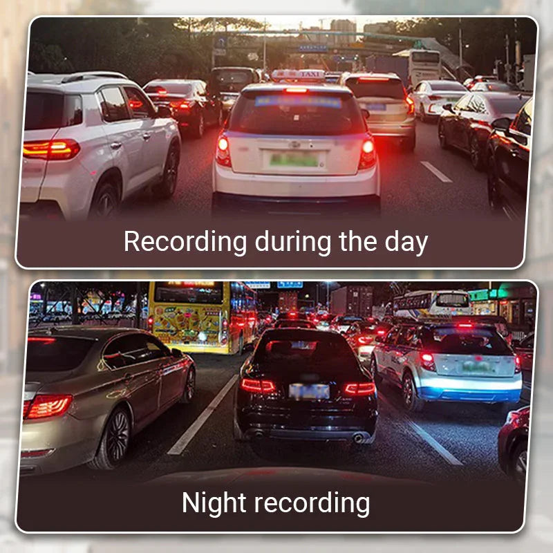 👁️10-inch achteruitrijcamera & dashcam met volledig touchscreen – 1080P HD-nachtzicht, dubbele lens – ideaal voor veilig rijden en parkeren🚗📹