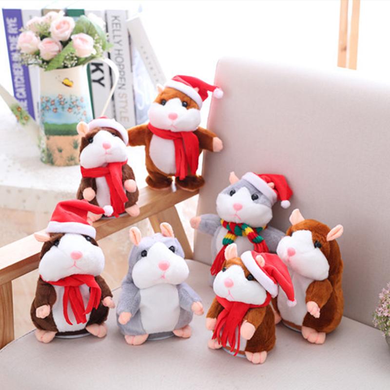 🐹 Nu 50% korting ✨ Pratende pluchen hamster — Herhaalt je stem en knikt met zijn kopje 🎁